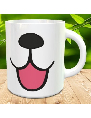 Taza carita perro