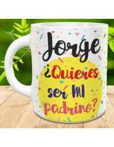 Taza quieres ser mi padrino
