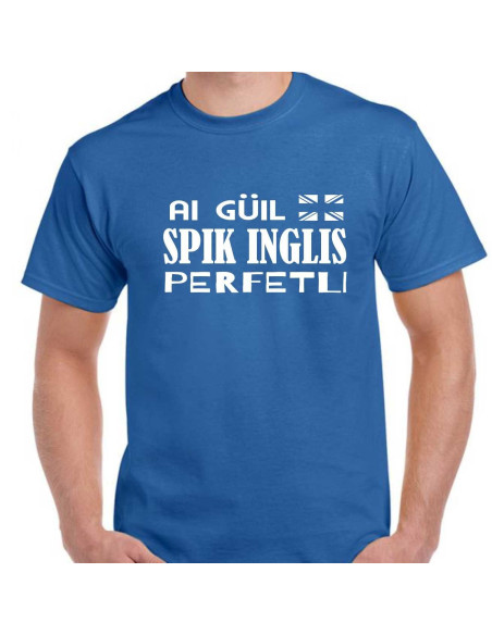 Camiseta spik inglis