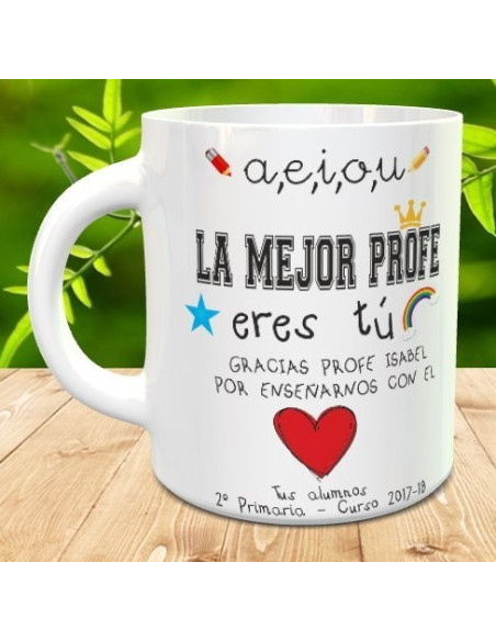 Taza gracias profe