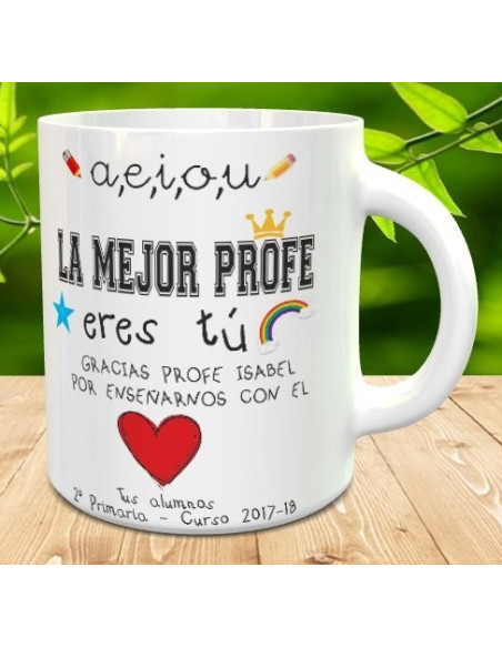 Taza gracias profe