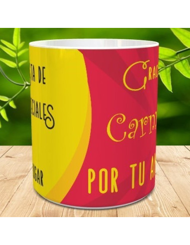 Taza gracias por tu amistad