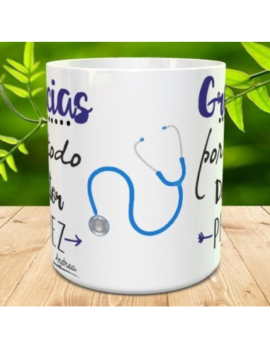 Taza gracias doctor