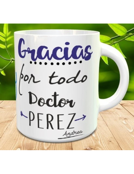 Taza gracias doctor