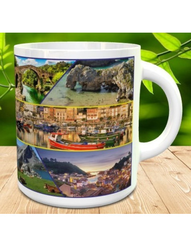 Taza Asturias personalizada