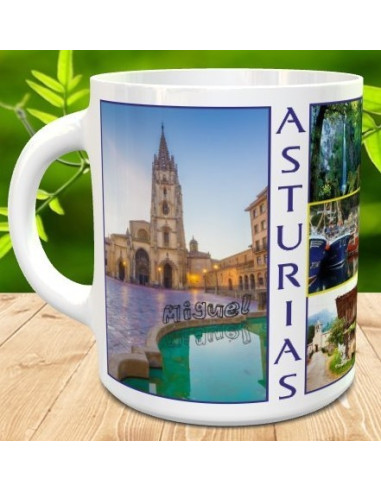 Taza Asturias personalizada