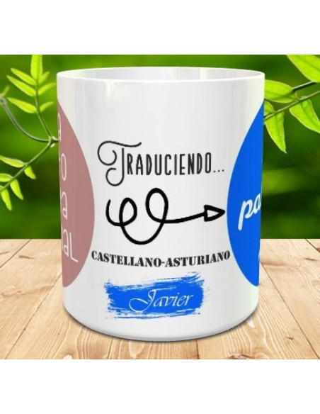 Taza traductor Castellano-Asturiano