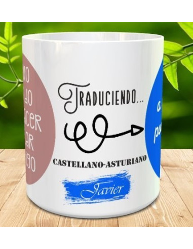Taza traductor Castellano-Asturiano