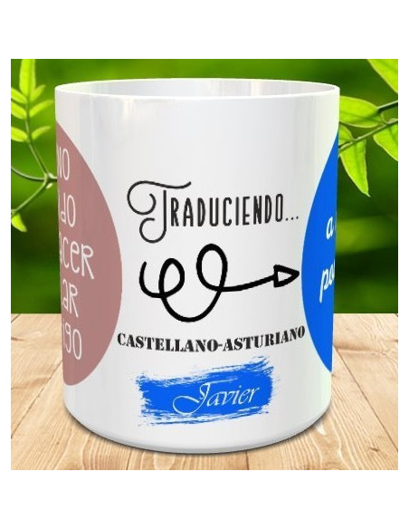 Taza traductor Castellano-Asturiano