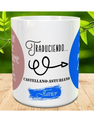 Taza traductor Castellano-Asturiano