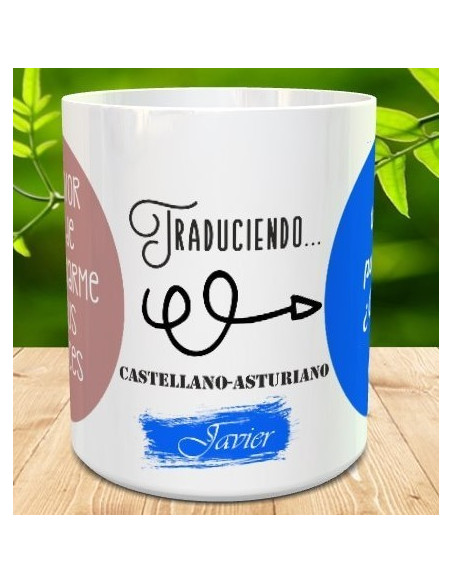 Taza traductor Castellano-Asturiano