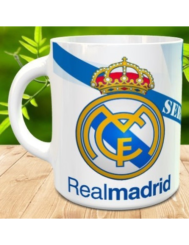 Taza Real Madrid con nombre