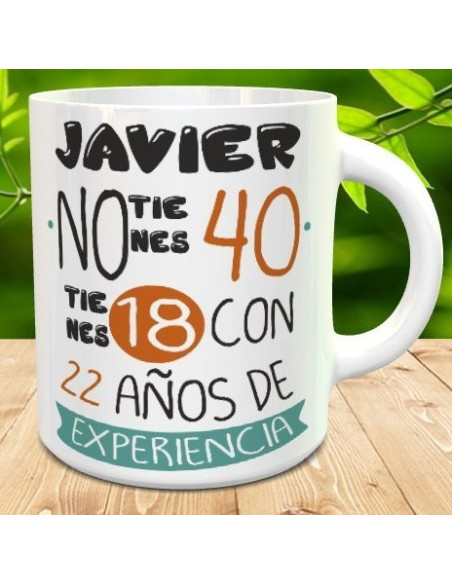 Taza 40 cumpleaños