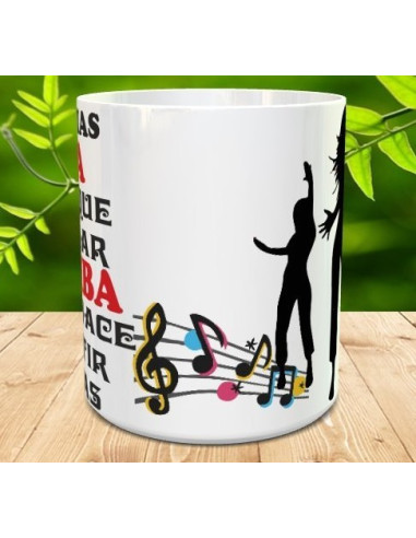 Taza regalo monitora zumba
