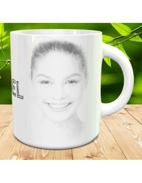 Taza FOTO Carboncillo