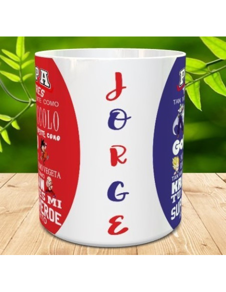 Taza papa super heroes