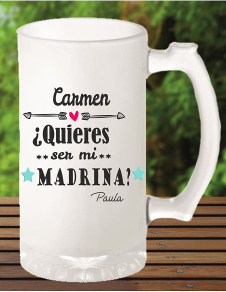 Jarra quieres ser mi madrina ?