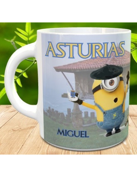 Taza minions asturianos
