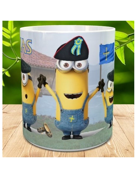 Taza minions asturianos