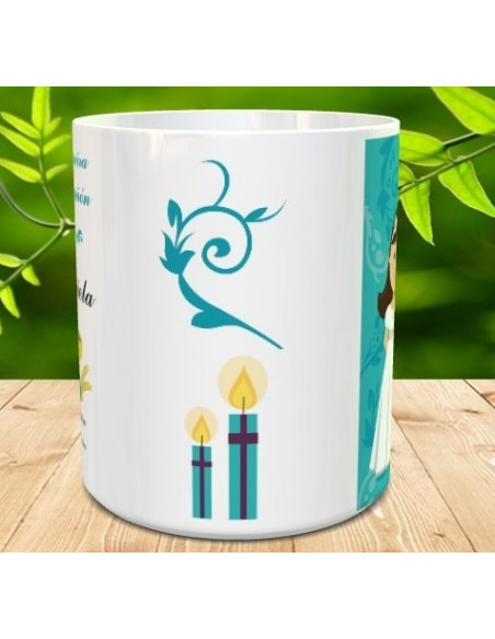 Caneca primeira comuñon (Galego)