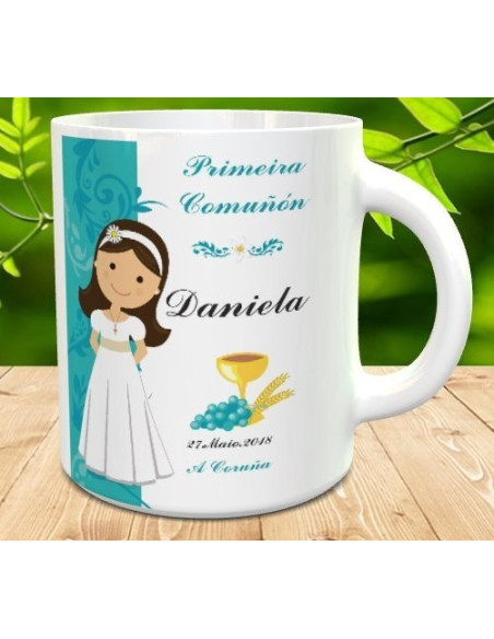 Caneca primeira comuñon (Galego)