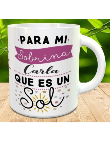 Taza regalo para mi sobrina
