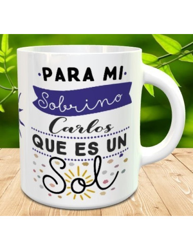 Taza regalo para mi sobrino