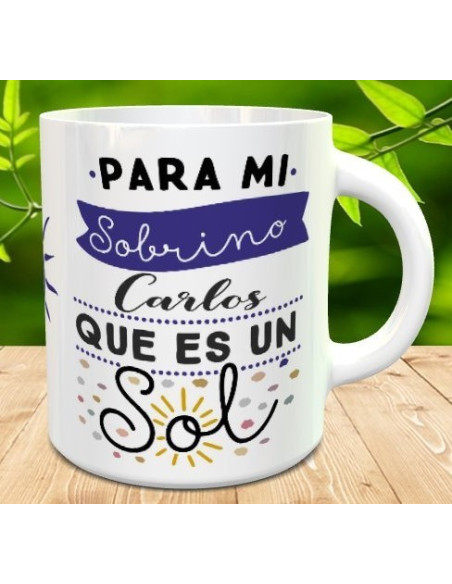 Taza regalo para mi sobrino