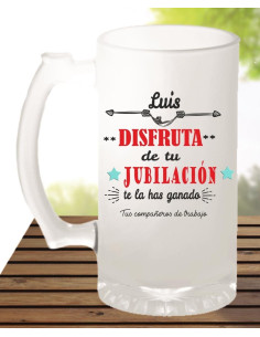 Jarra cerveza jubilación 2