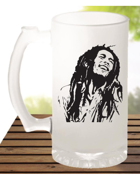 Jarra cerveza Bob Marley
