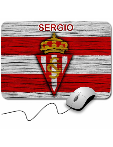 Alfombrilla ratón personalizada (Sporting de Gijón)