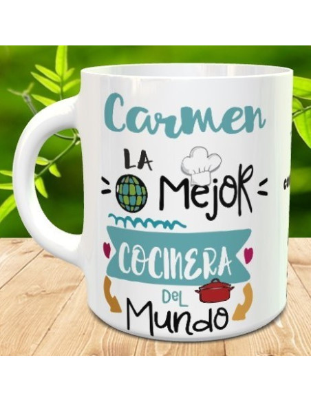 Taza regalo mejor cocinera