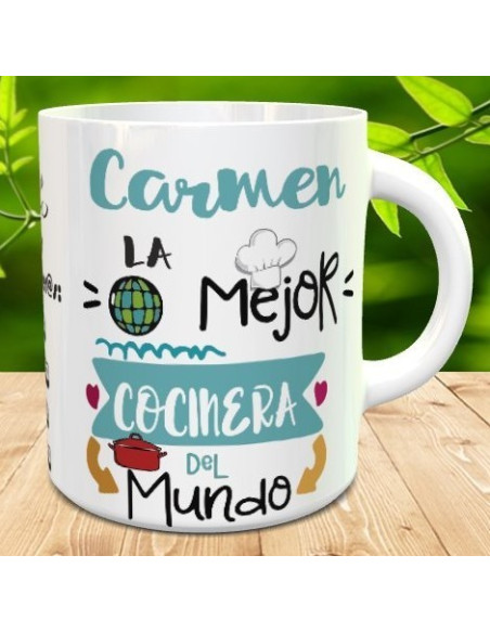 Taza regalo mejor cocinera