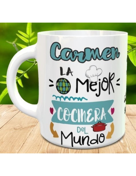 Taza regalo mejor cocinera