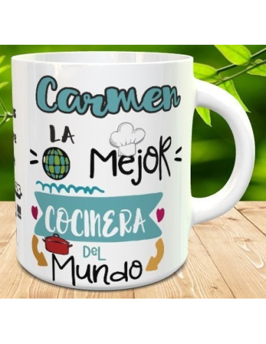 Taza regalo mejor cocinera