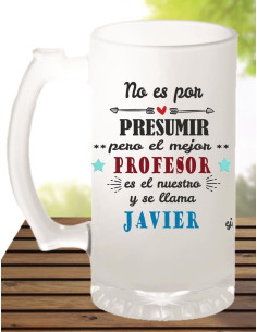Jarra cerveza regalo entrenador