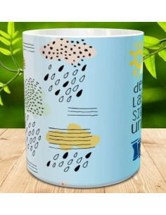 Taza detras de las nubes siempre hay un cielo azul 2