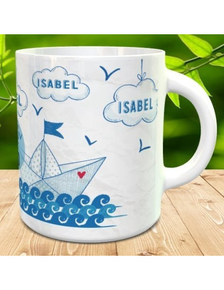 Taza detras de las nubes siempre hay un cielo azul