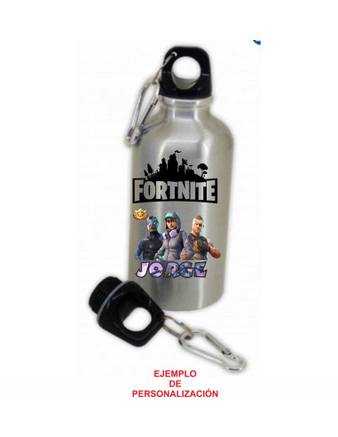 Cantimplora de aluminio con tapón de rosca