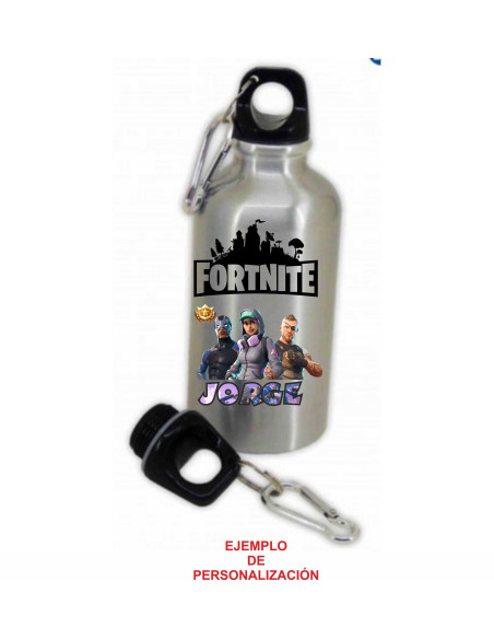 Cantimplora de aluminio con tapón de rosca