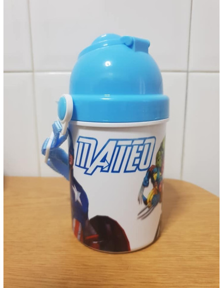 Cantimplora de plástico personalizada