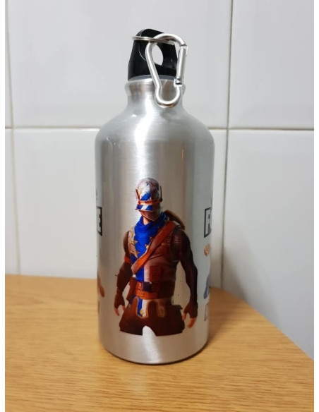 Cantimplora de aluminio con tapón de rosca