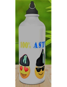 Cantimplora de aluminio con tapón de rosca