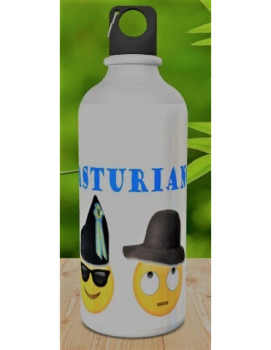 Cantimplora de aluminio con tapón de rosca