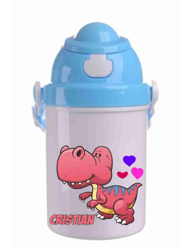 Cantimplora de plástico DINOSAURIOS