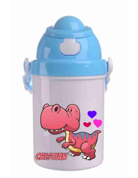 Cantimplora de plástico DINOSAURIOS