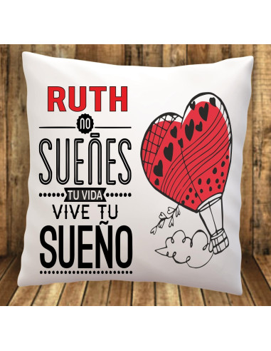 Cojín NO SUEÑES TU VIDA, VIVE TU SUEÑO