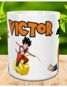 Taza Goku personalizada 2