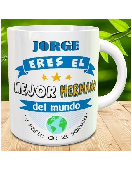 Taza mejor hermano del mundo