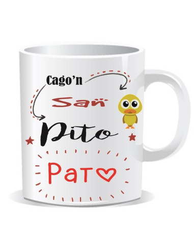 Taza Cagon san pito pato